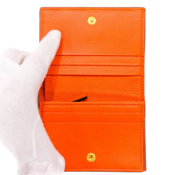 Gucci Ophidia GG Python Compact Wallet Orange - Picture 8 of 11